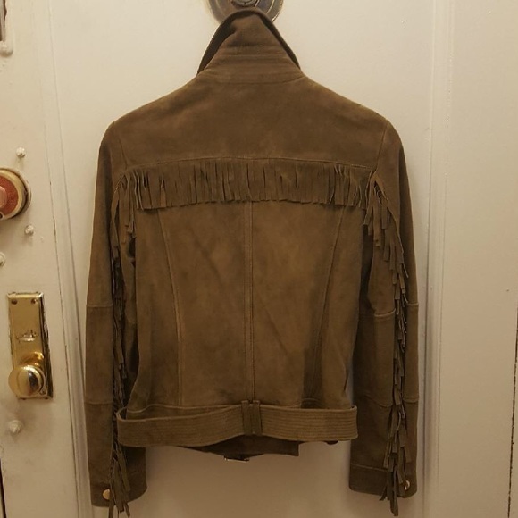 HOSTPICK!!! BURBERRY MOTO  LEATHER JACKET - Picture 4 of 9